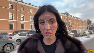 Что вы хотите, это ж Питер! Гуляет со кончей на лице ????